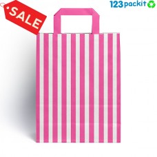 ★ Carrier Bags with pink strips ★